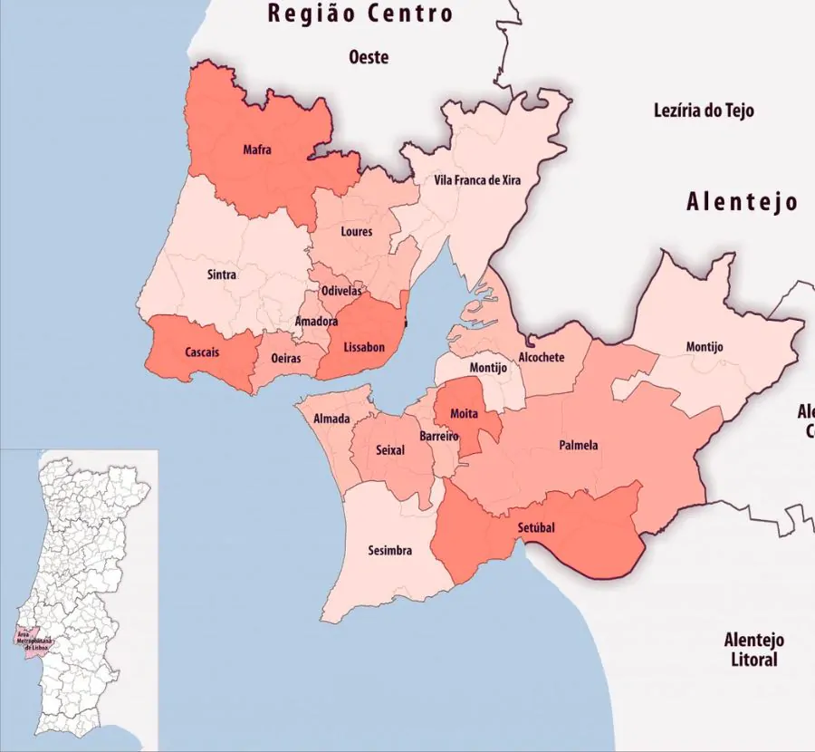 áreas de cobertura de atendiemento da Doutor House Reparação de Caldeiras